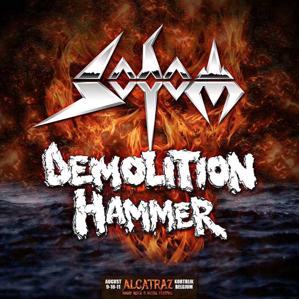 Sodom and Demolition Hammer at Alcatraz 2019!