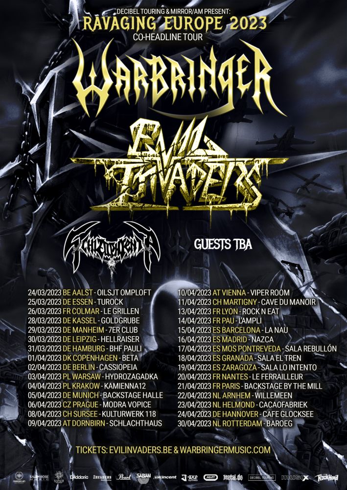 warbringer evil invaders tour