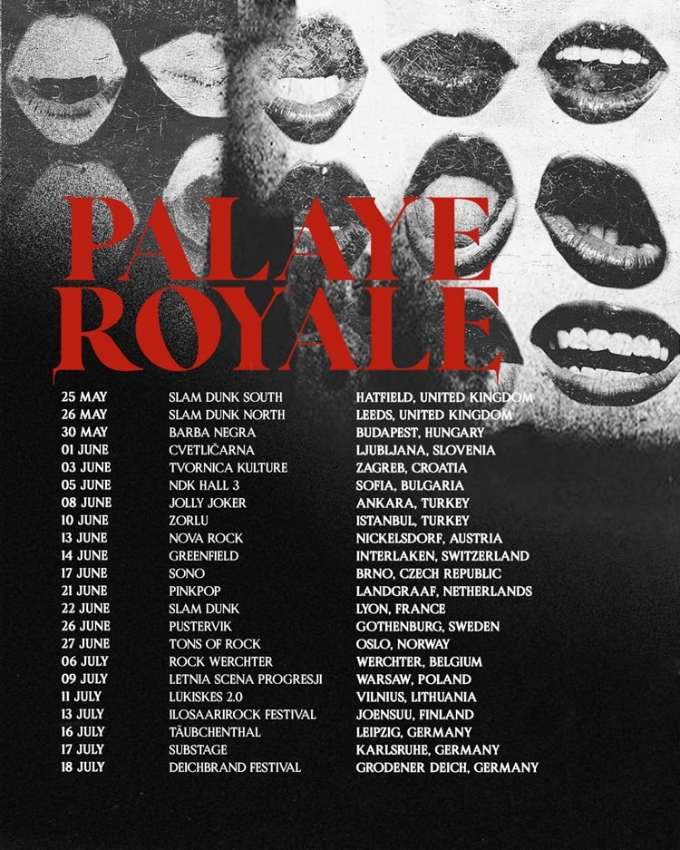 palaye royale tour europe