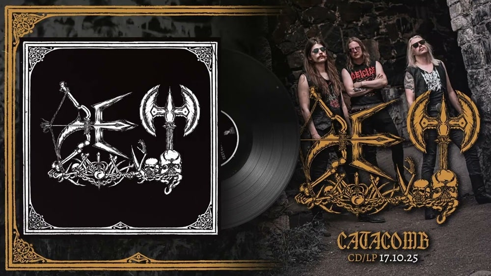 デスメタル Catacomb The years of morbidology Finnish speed/death cult DET share new track 'Catacomb